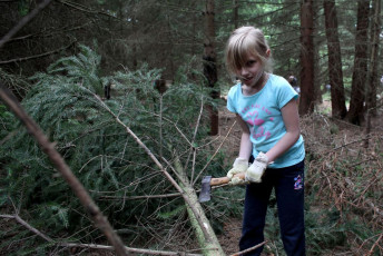 Stavba tábora 555 2015