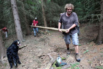 Stavba tábora 555 2015