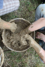 Stavba tábora 555 2015