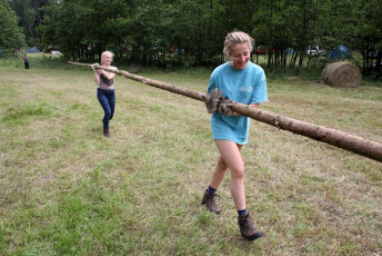 Stavba tábora 555 2015