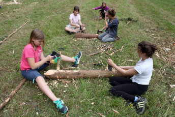 Stavba tábora 555 2015