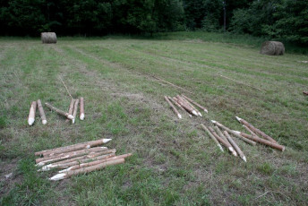 Stavba tábora 555 2015