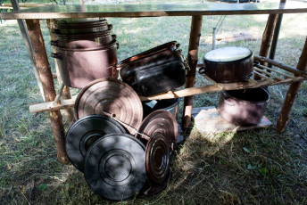 Stavba tábora 555 2015