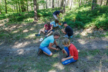 Stavba Tábora 1.8.2020 - 2.8.2021