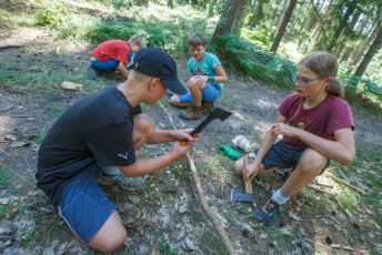Stavba Tábora 1.8.2020 - 2.8.2021