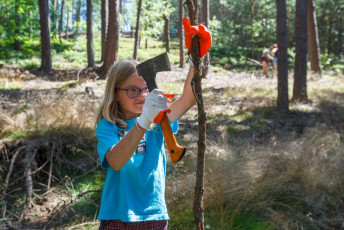 Stavba Tábora 1.8.2020 - 2.8.2021