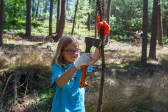 Stavba Tábora 1.8.2020 - 2.8.2021