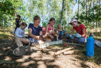 Stavba Tábora 1.8.2020 - 2.8.2021