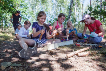 Stavba Tábora 1.8.2020 - 2.8.2021