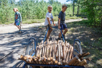 Stavba Tábora 1.8.2020 - 2.8.2021