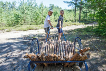 Stavba Tábora 1.8.2020 - 2.8.2021