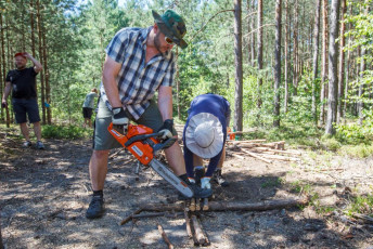 Stavba Tábora 1.8.2020 - 2.8.2021