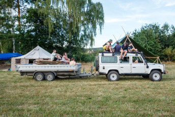 Stavba Tábora 1.8.2020 - 2.8.2021