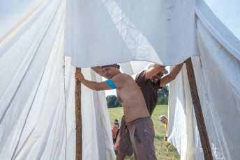 Stavba Tábora 1.8.2020 - 2.8.2021