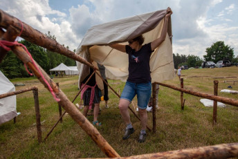 Stavba Tábora Radvánec 26.6-27.7.21