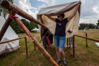 Stavba Tábora Radvánec 26.6-27.7.21