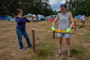 Stavba Tábora Radvánec 26.6-27.7.21