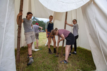 Stavba Tábora Radvánec 26.6-27.7.21