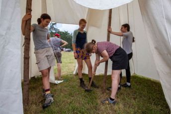 Stavba Tábora Radvánec 26.6-27.7.21