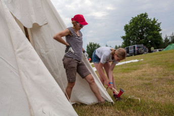 Stavba Tábora Radvánec 26.6-27.7.21