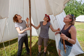 Stavba Tábora Radvánec 26.6-27.7.21