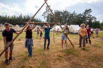 Stavba Tábora Radvánec 26.6-27.7.21