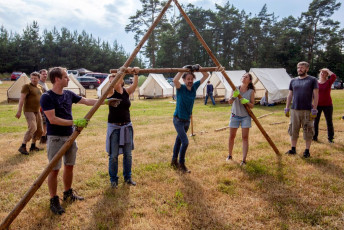 Stavba Tábora Radvánec 26.6-27.7.21