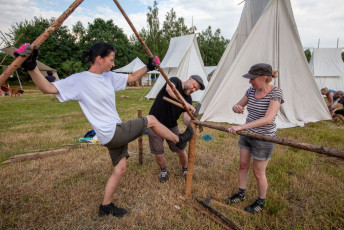 Stavba Tábora Radvánec 26.6-27.7.21