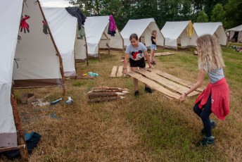 Stavba Tábora Radvánec 26.6-27.7.21