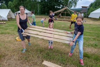 Stavba Tábora Radvánec 26.6-27.7.21