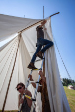 Stavba Tábora Radvánec 26.6-27.7.21