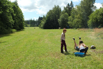 nohy nahoru, kosatky