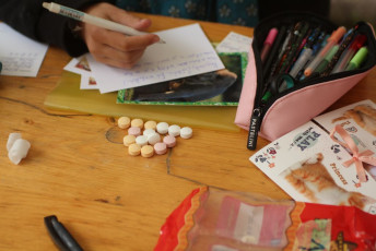 psani dopisu a namky