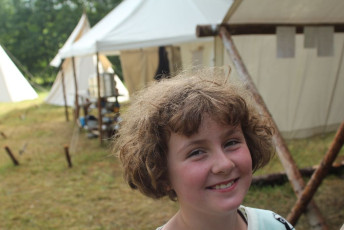 Herminka pred jidelnou