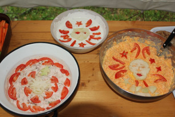 pomazanky na hostine