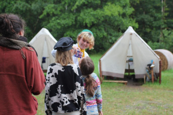 fronta na slehacku s posypem