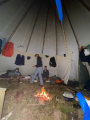 večerní teepee